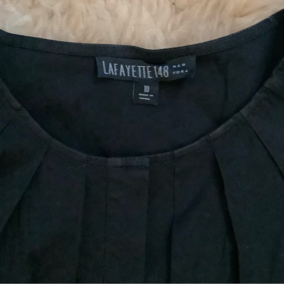 Lafayette 148 New York women’s black sleeveless top - Picture 2 of 4